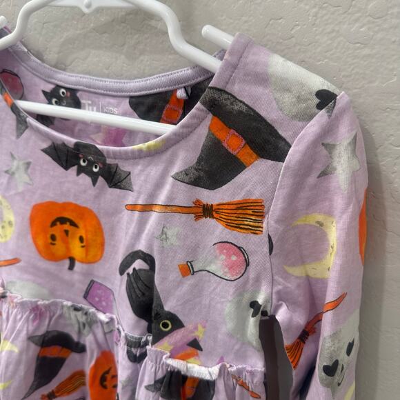 NWT Tu Purple Halloween Long Sleeve Dress - Picture 2 of 6